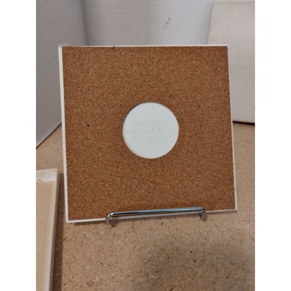 Vintage Independence Hall Ceramic Tile By American Olean With Cork Backing - Picture 3 of 4